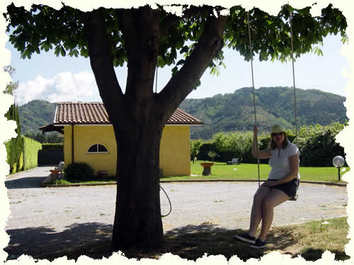 our villa, as modelled by Charlotte