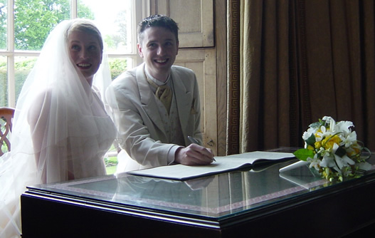 signing the register