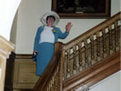 7. Mary Stallard waving