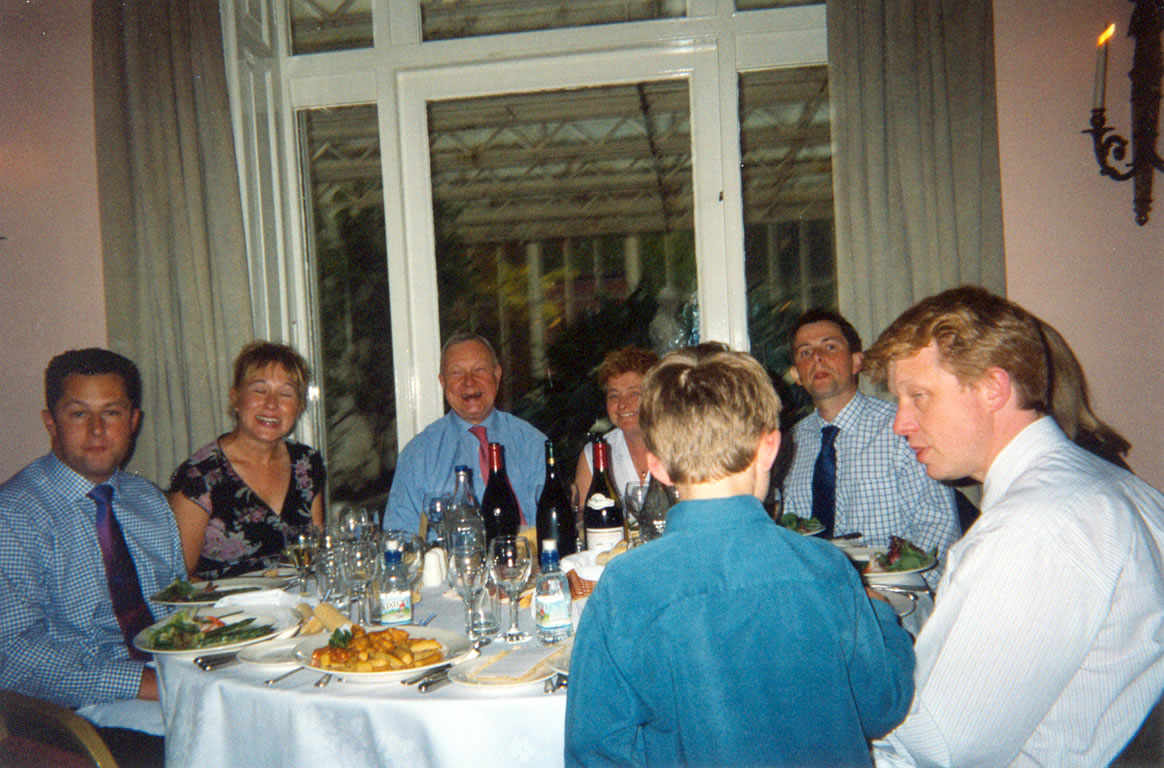 Mark Vernon, Sarah Vernon, Robin Caven-Atack, Anne Caven-Atack, Archie Caven-Atack, Phil Brightman, Timothy Caven-Atack