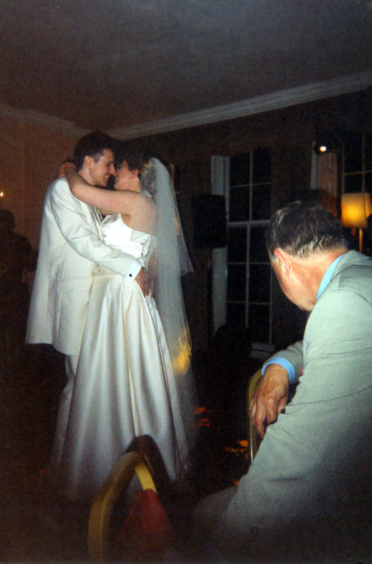 Charlotte & Tom dancing whilst being observed by Robin Caven-Atack