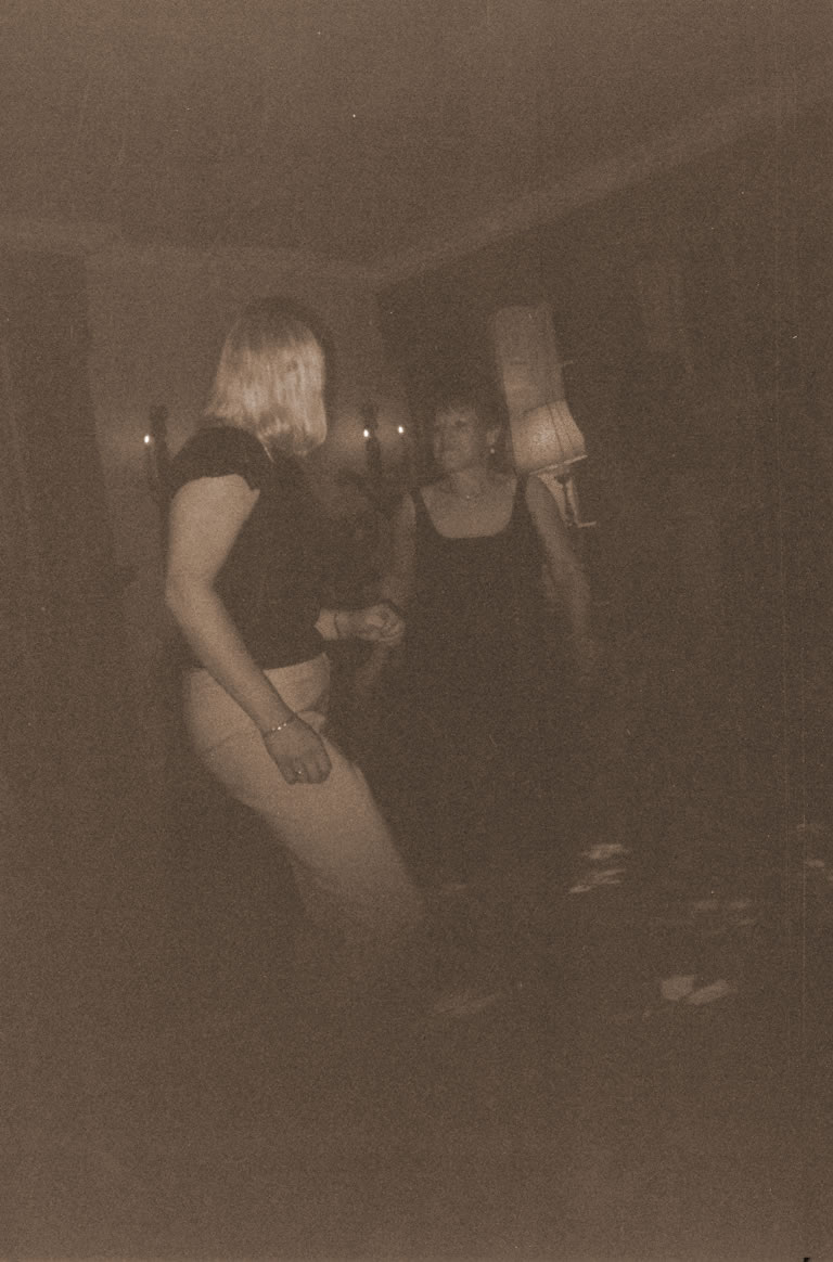 Karen Webb & Pauline Hill dancing