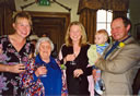 6. Sarah Vernon, Grandma Atack, Emily Atack, Sam Caven-Atack & Jamie Caven-Atack